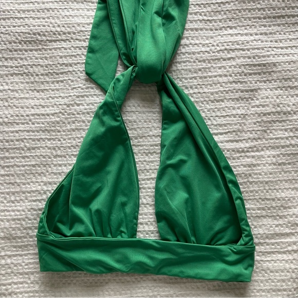 White Foc Boutique Green Top - Picture 2 of 3